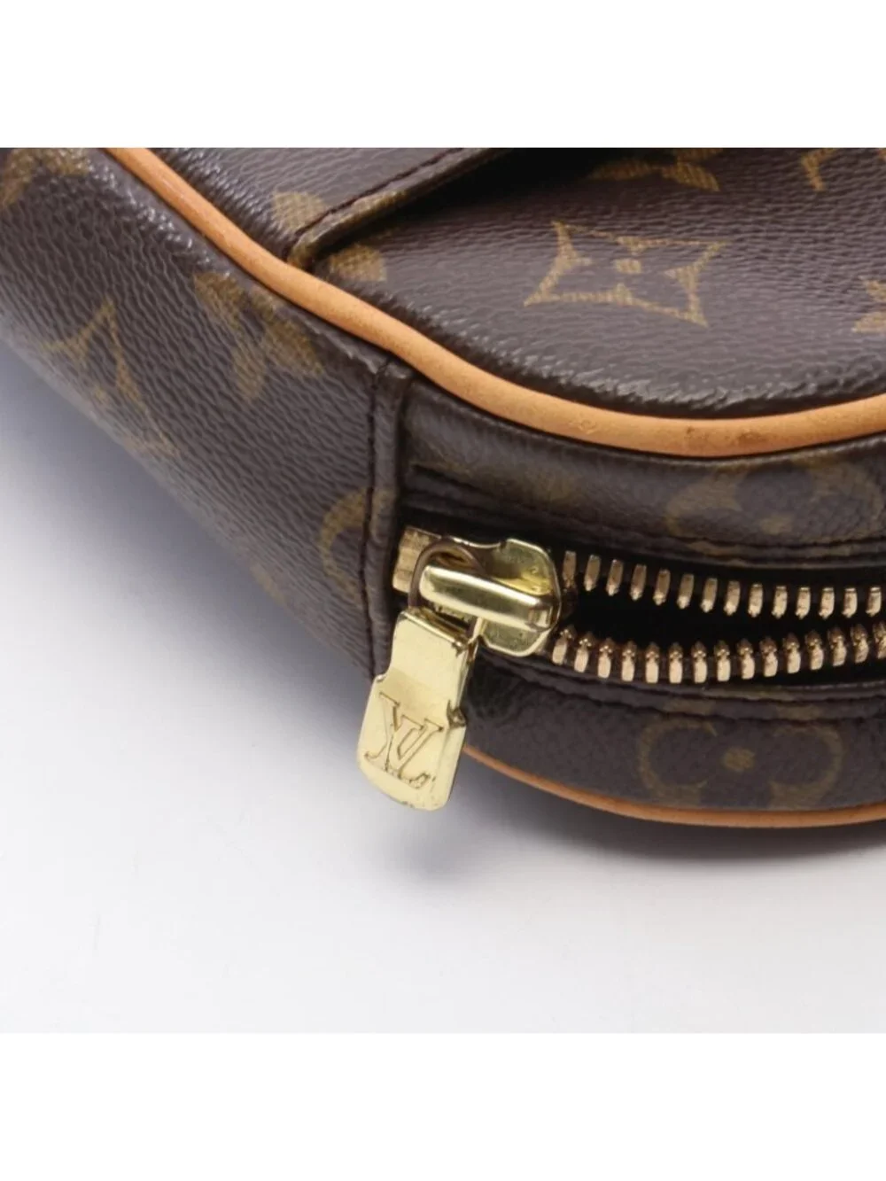 Louis Vuitton Waist Bag Pochette Gange Canvas Leather